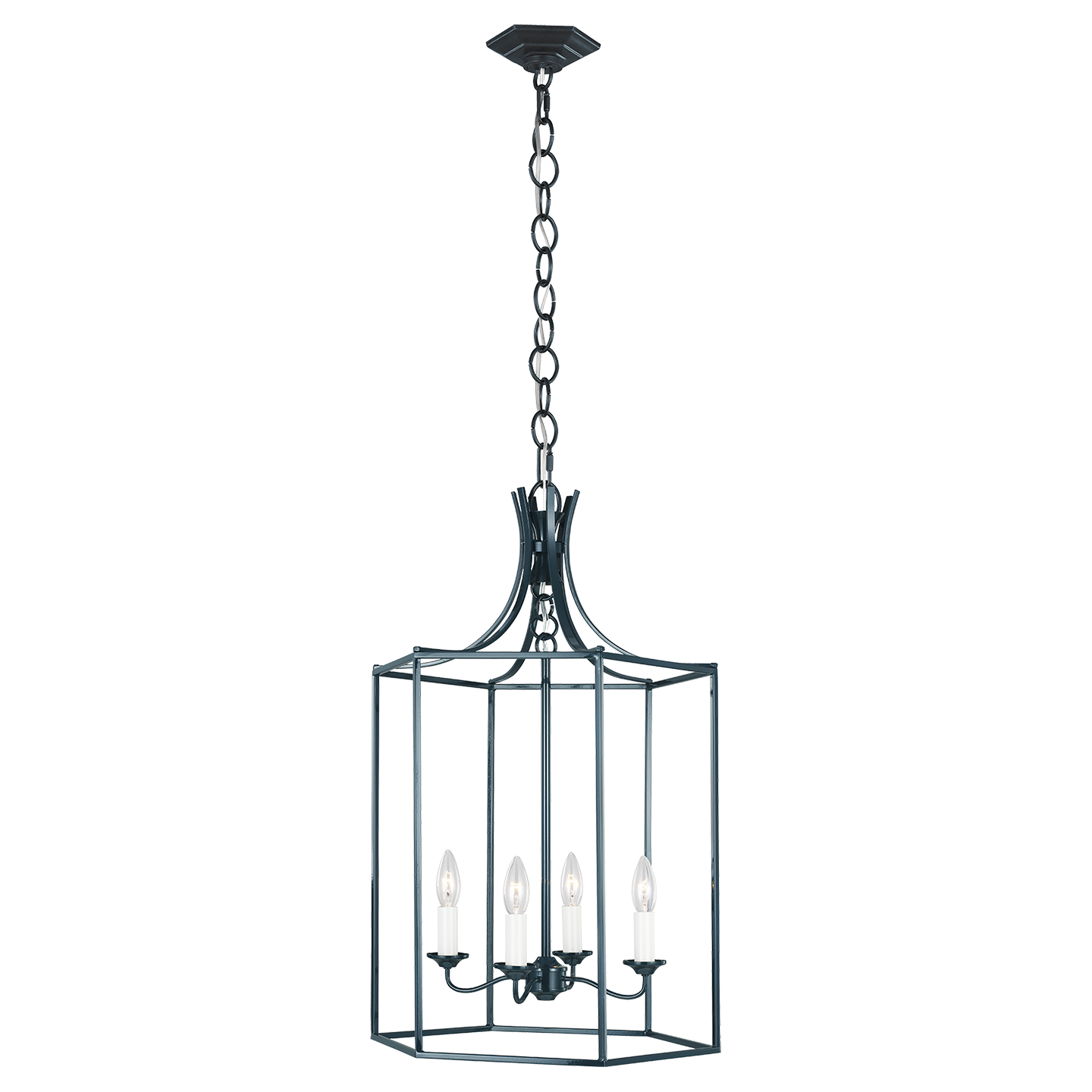 Bantry House Medium Lantern Dutch Blue