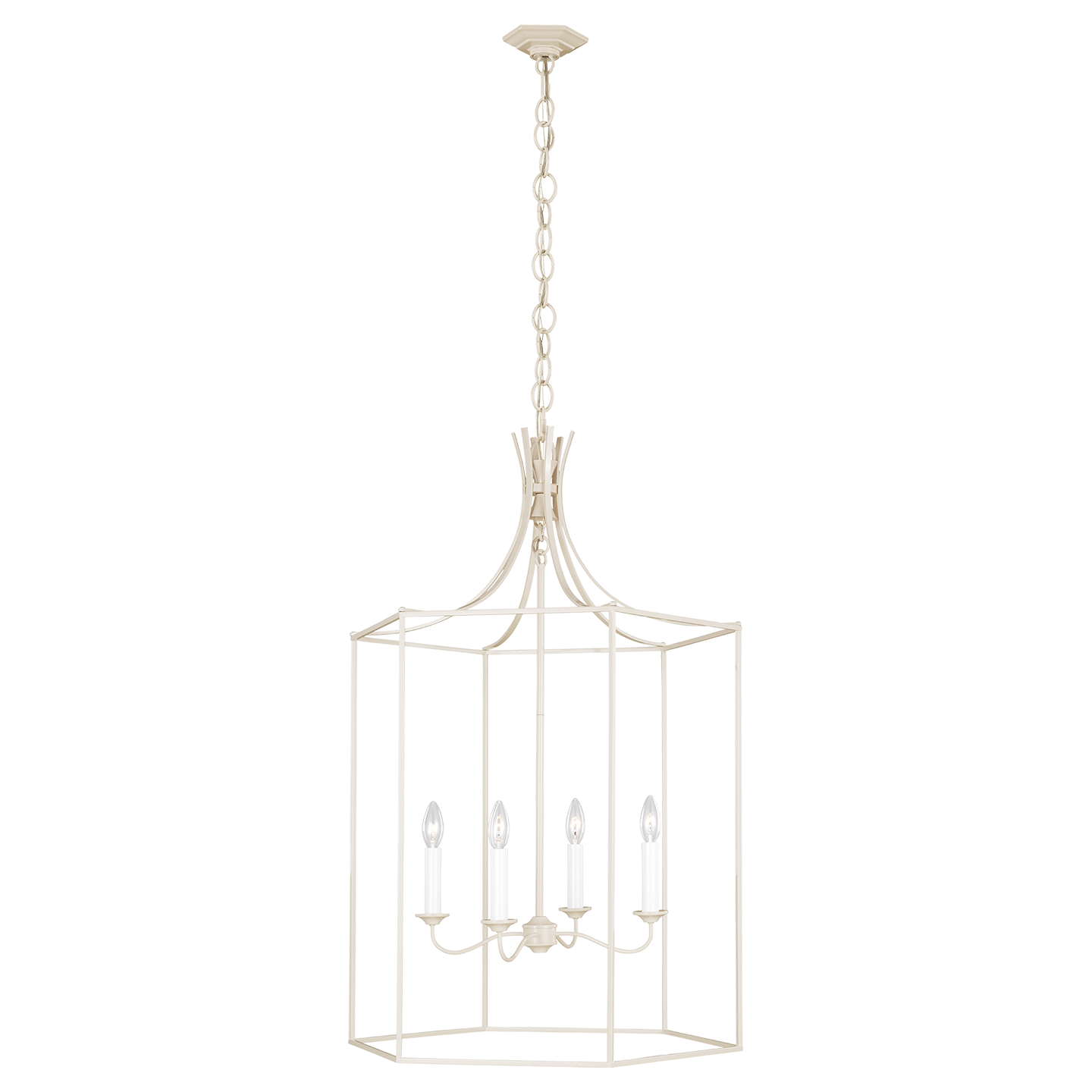 Bantry House Large Lantern Blush