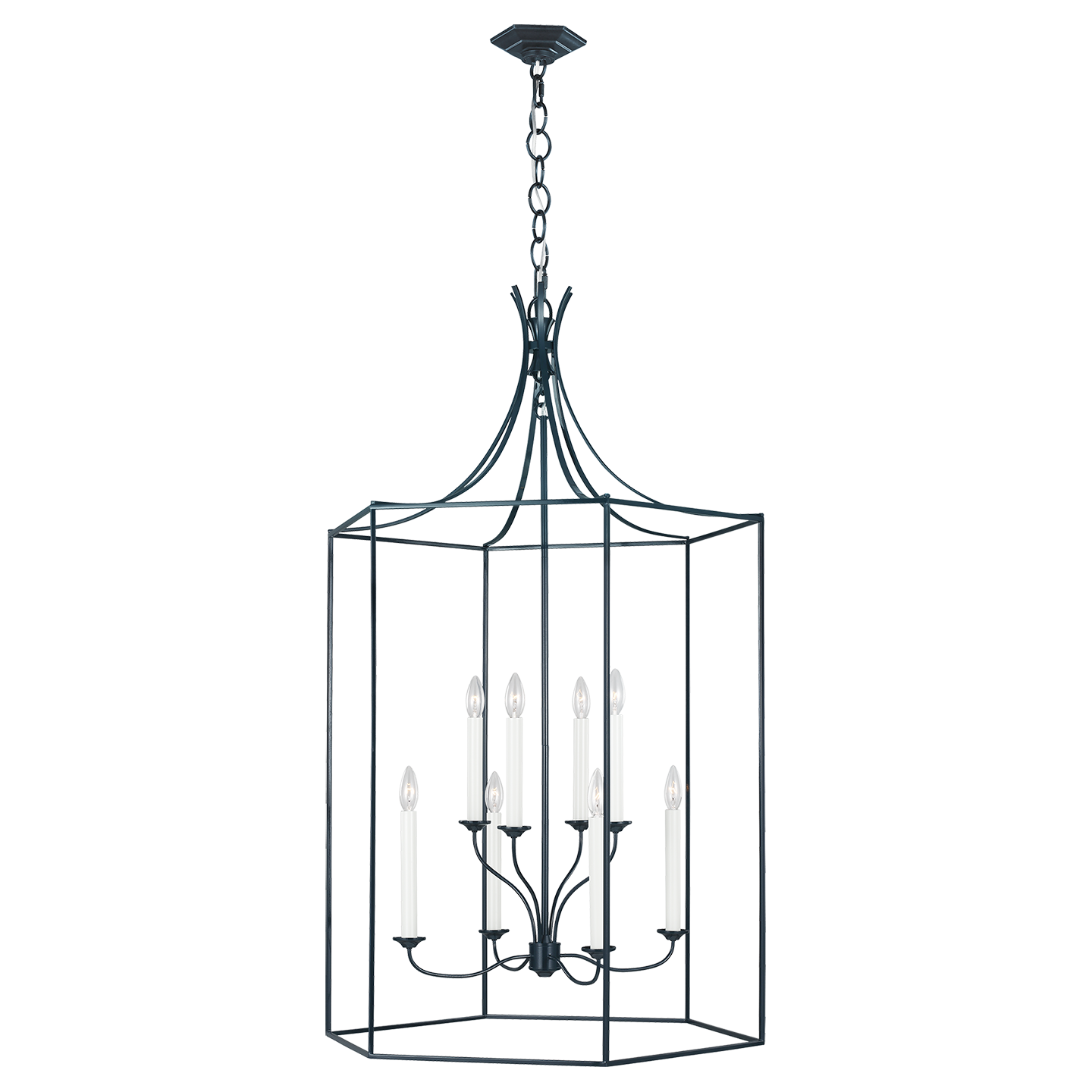 Bantry House Extra Large Lantern Dutch Blue