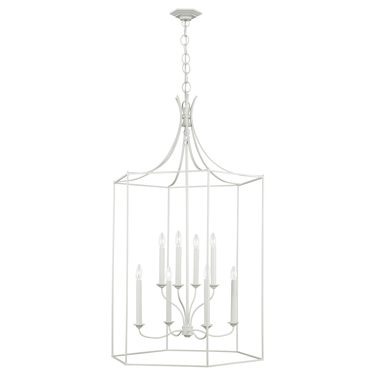 Bantry House Extra Large Lantern Gloss Cream