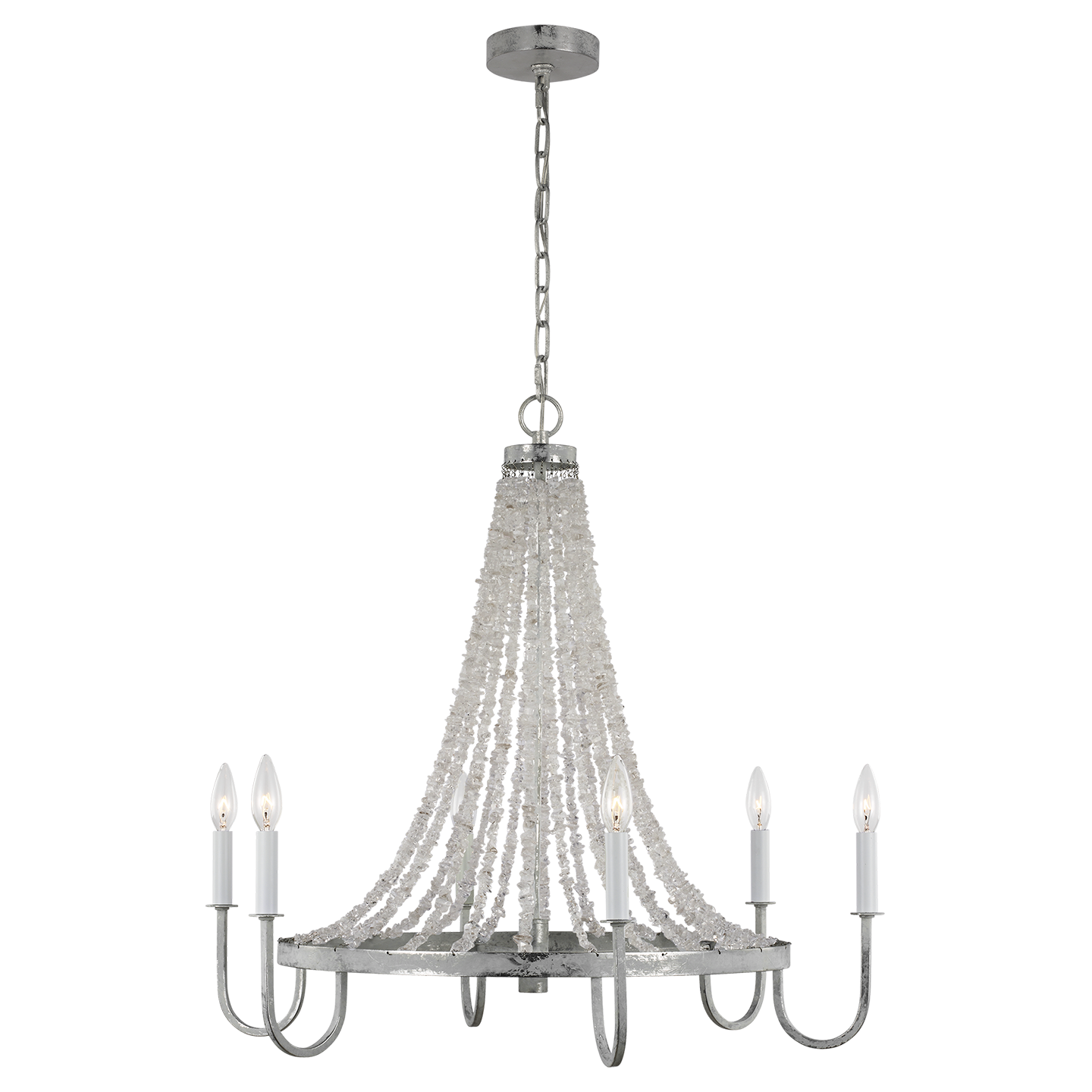 Leon Medium Chandelier Salt Mist