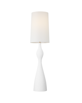 Constance Floor Lamp Textured White Bulbs Inc