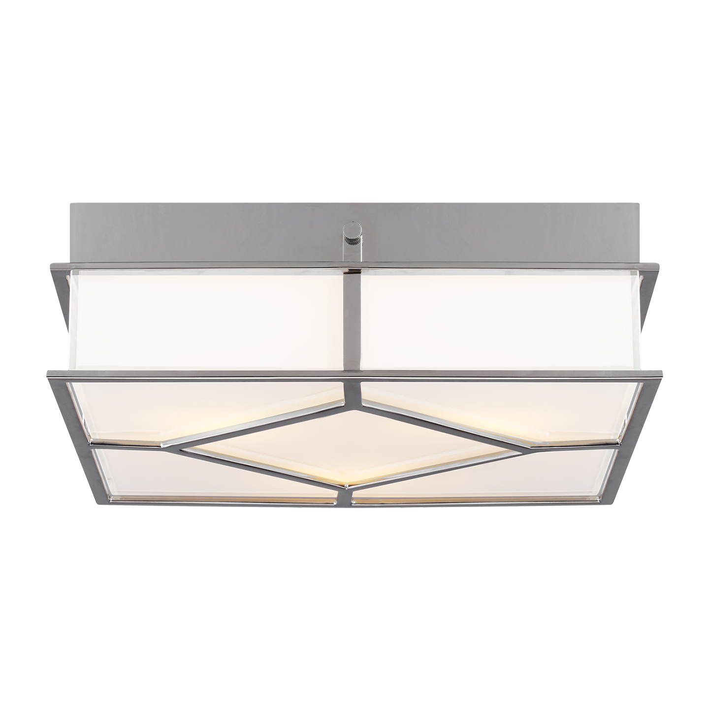 Transom Flush Mount Polished Nickel