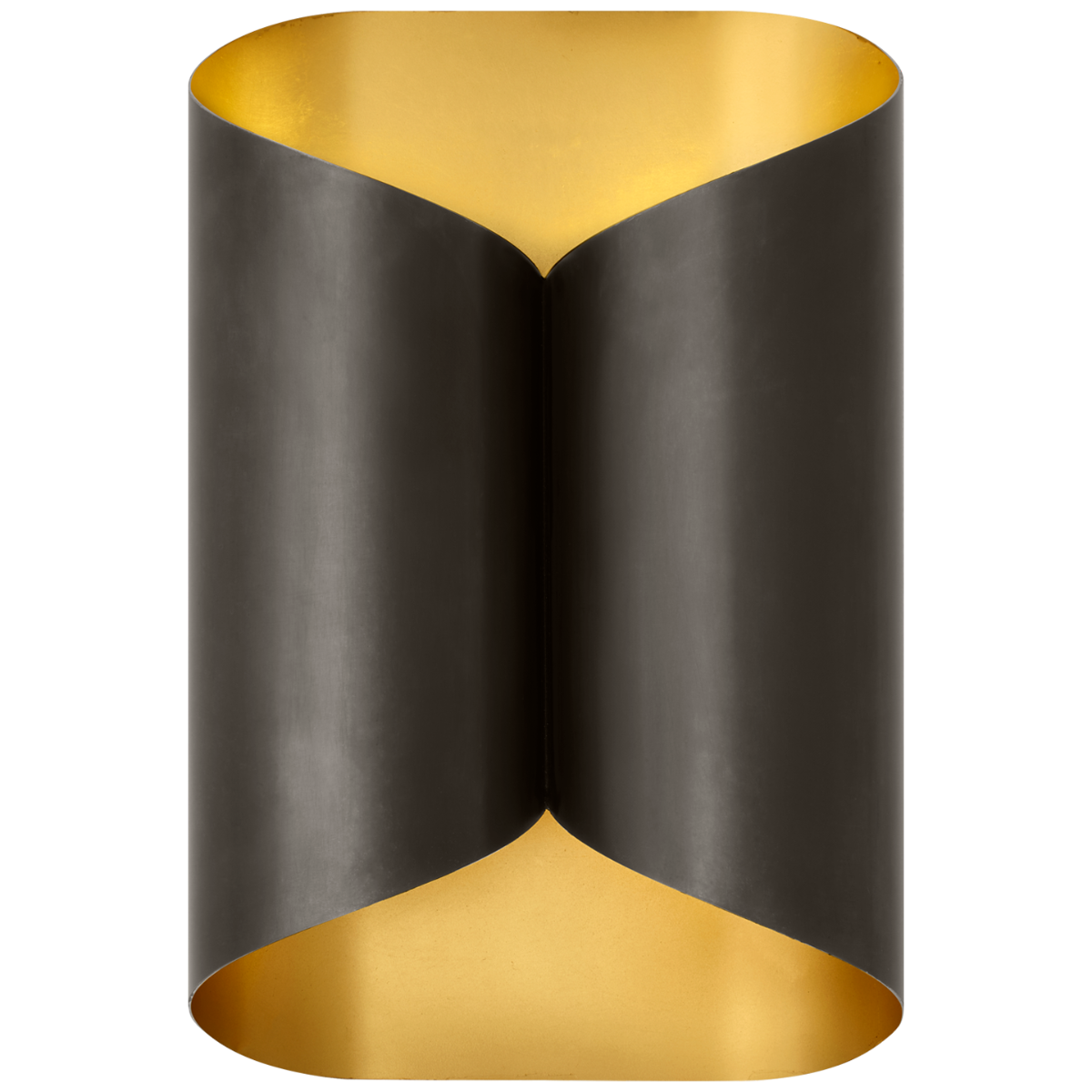 Selfoss Sconce in Bronze and Gild Interior