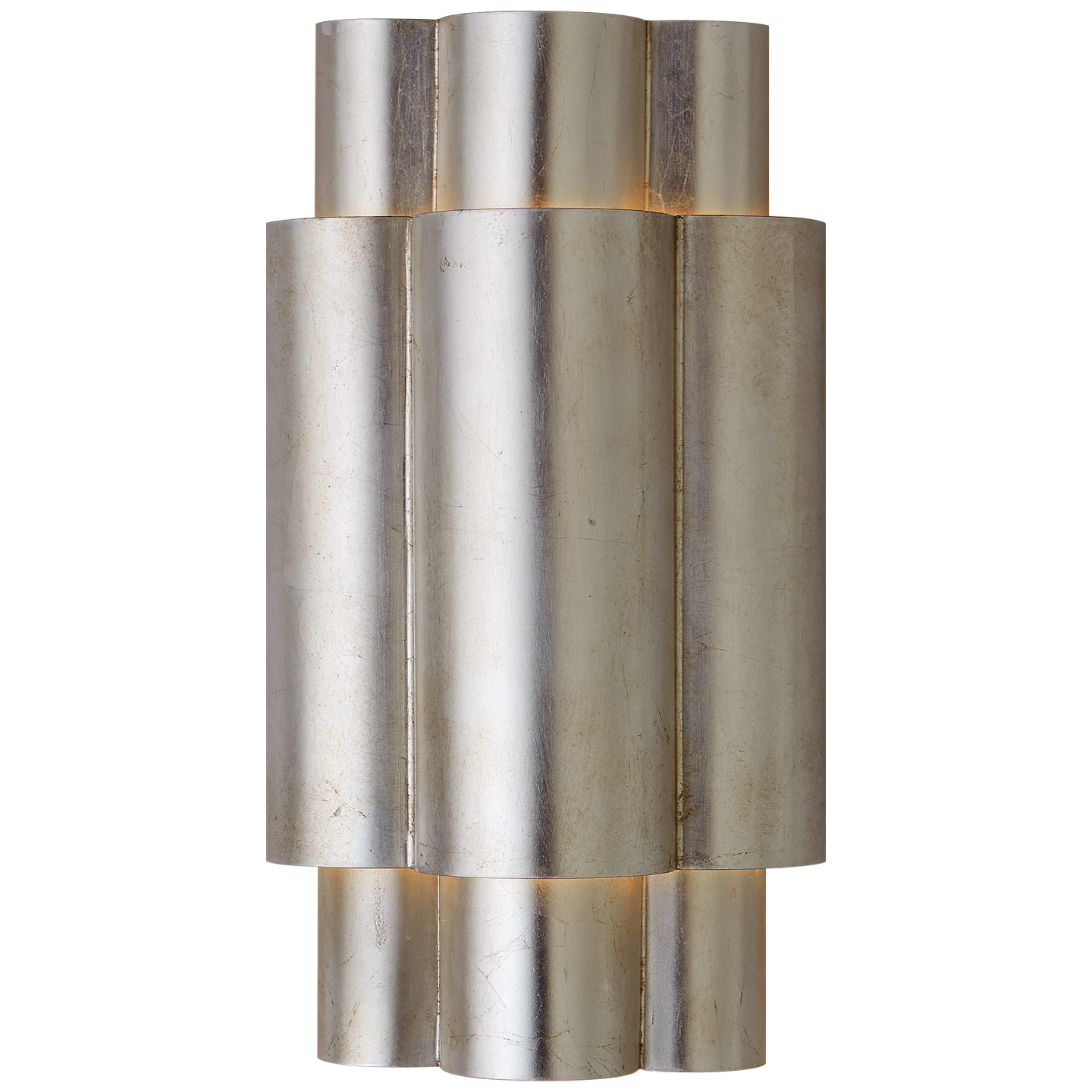 Arabelle Medium Sconce in Burnished Silver Leaf