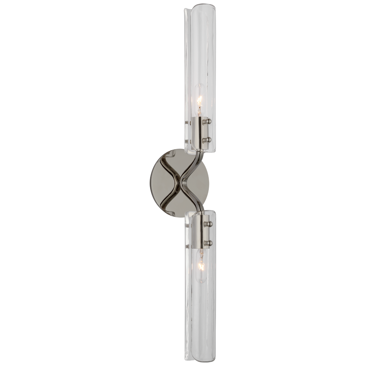 Casoria 23" Linear Sconce in Polished Nickel with Clear Glass