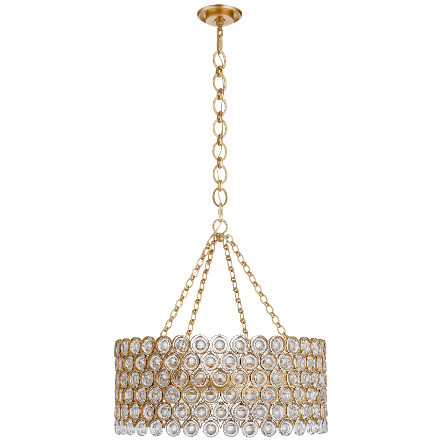 Lesina Chandelier in Gild with Crystal