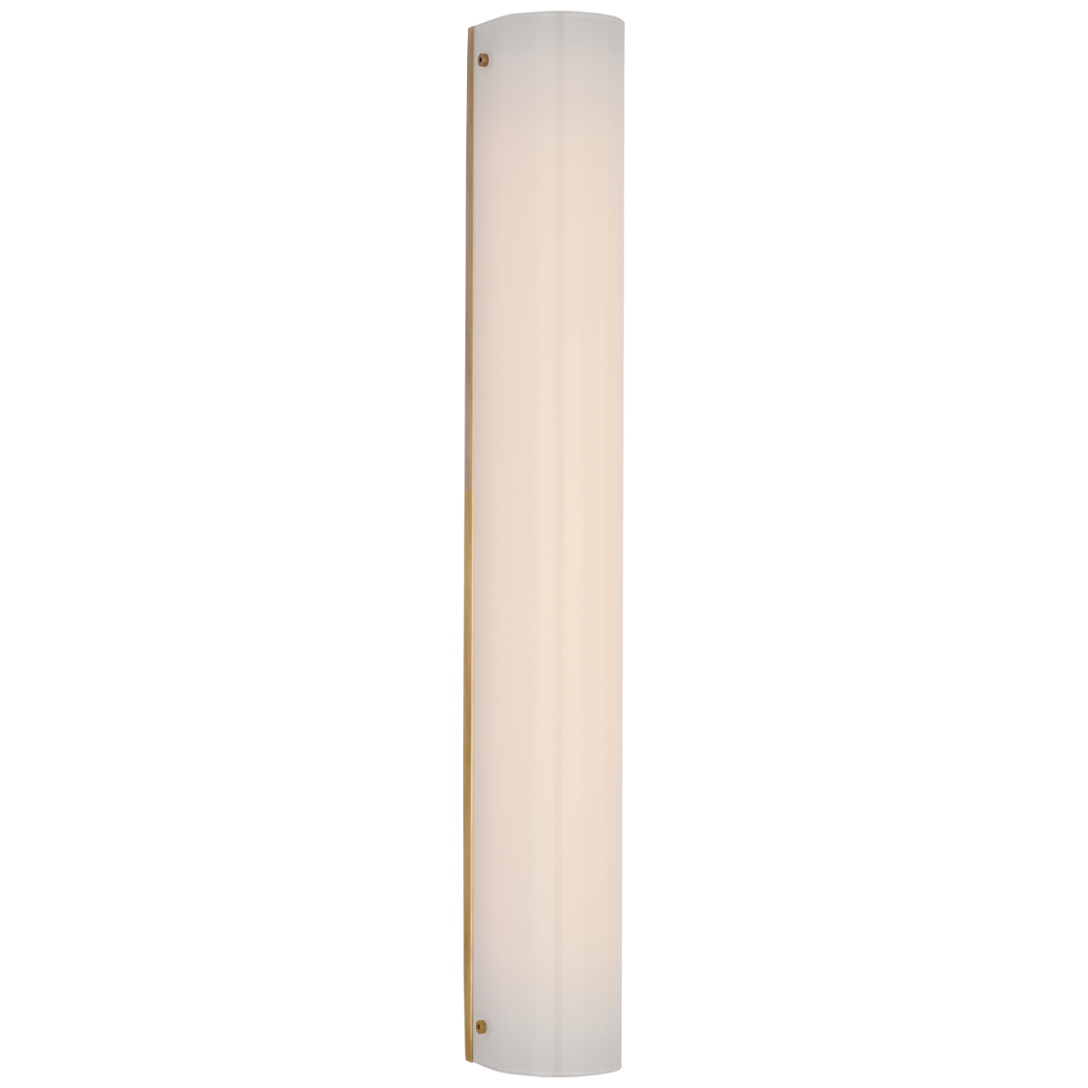 Penhold 24" Bath Light in Soft Brass with White Glass