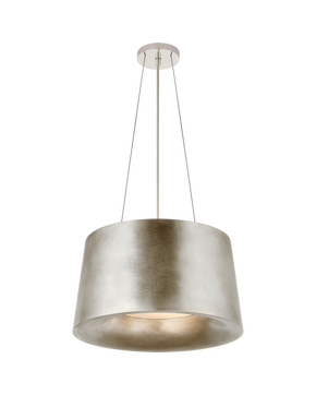 Halo Small Hanging Shade in Burnished Silver Leaf