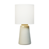 Vessel Medium Table Lamp Shellish Grey Bulbs Inc