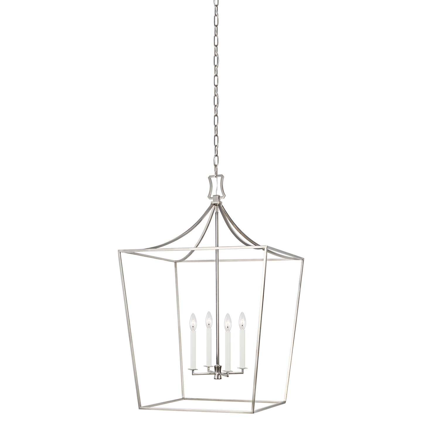 Southold Large Lantern Polished Nickel