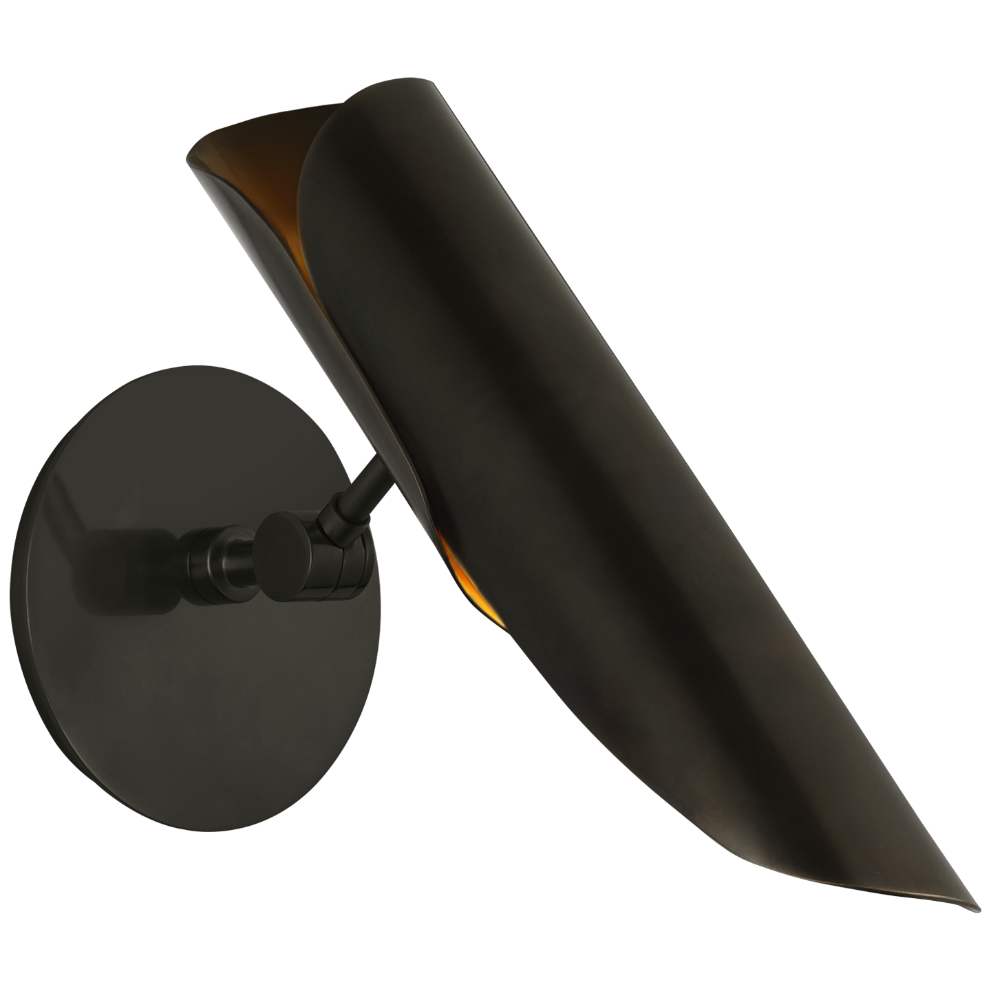 Flore Single Wall Light in Gun Metal