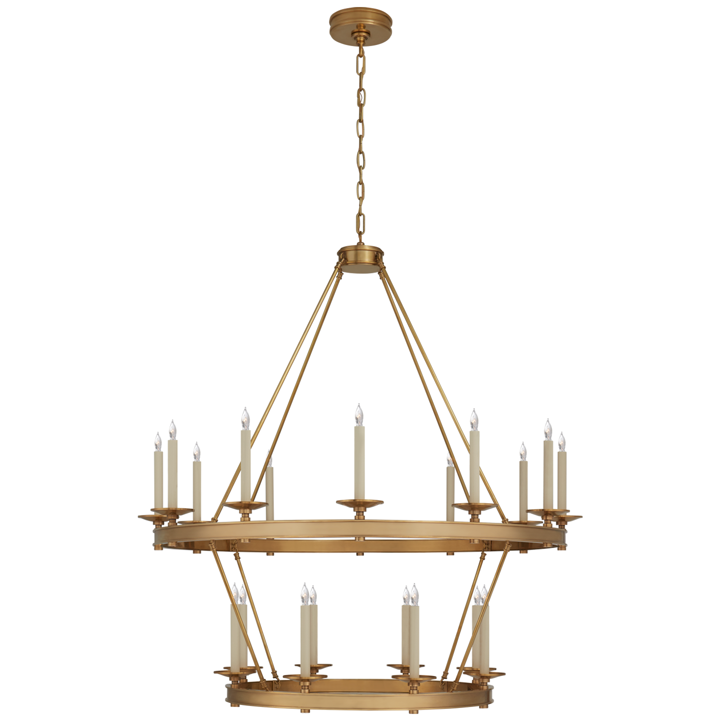 Launceton Large Two Tiered Chandelier - EU-CHC1607 | Visual Comfort