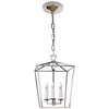 Darlana Mini Lantern in Polished Nickel
