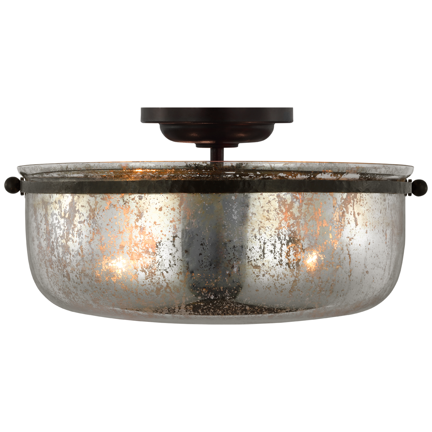 Lorford Medium Semi-Flush Lantern - CHC4270 | Visual Comfort