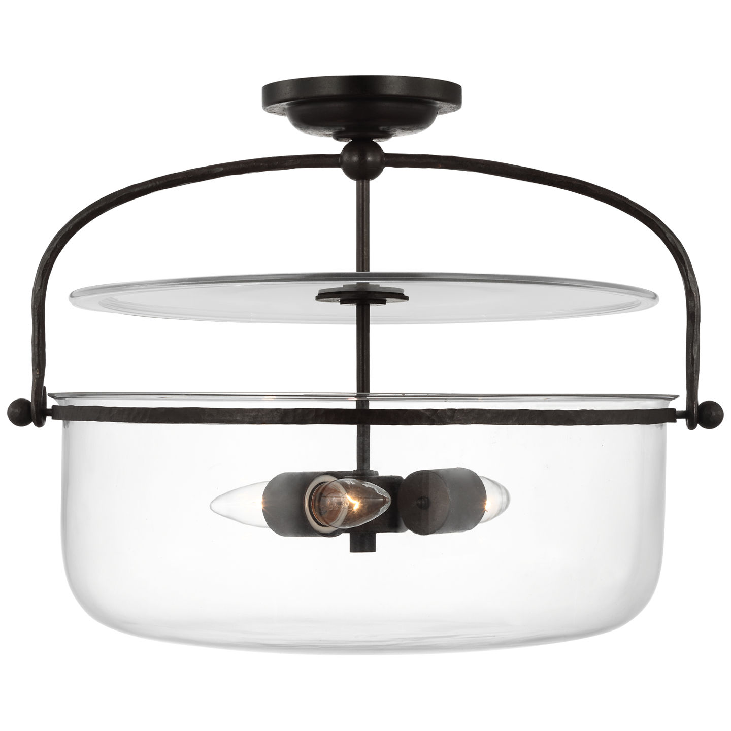 Lorford Medium Semi-Flush Lantern - CHC4270 | Visual Comfort