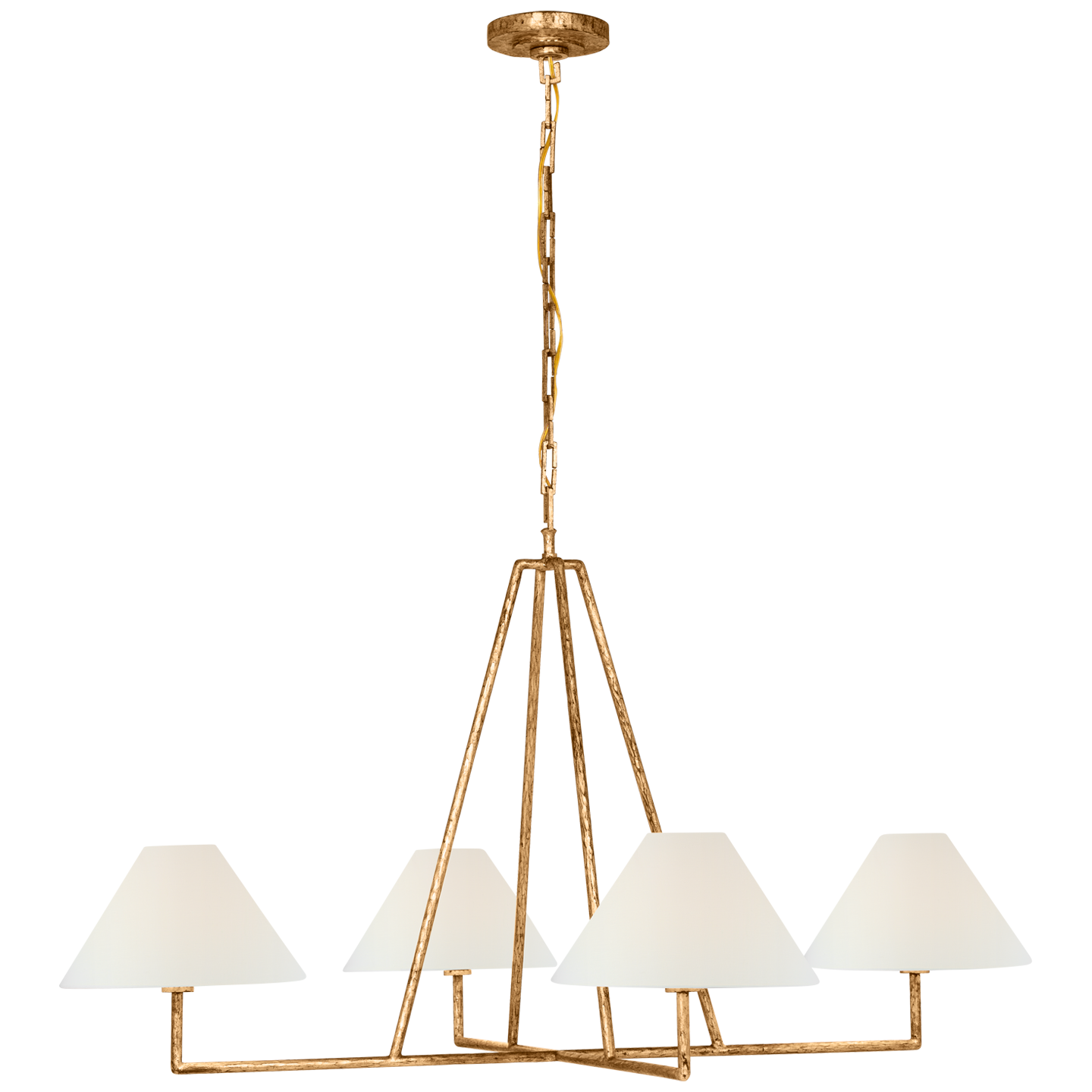 Ashton Extra Large Four Light Sculpted Chandelier CHC5335 Visual