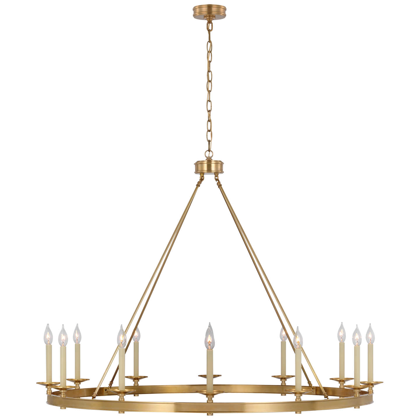 Launceton Grande Ring Chandelier CHC5614 Visual Comfort