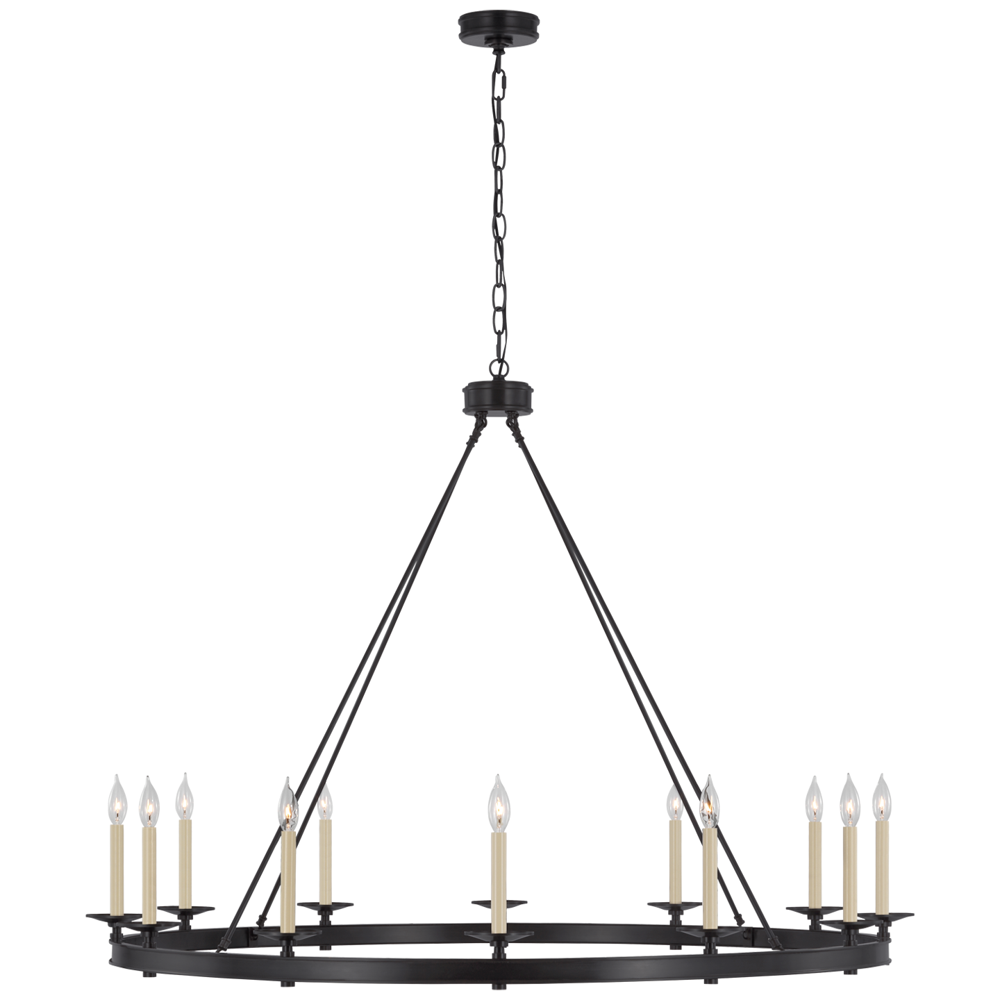 Launceton Grande Ring Chandelier CHC5614 Visual Comfort