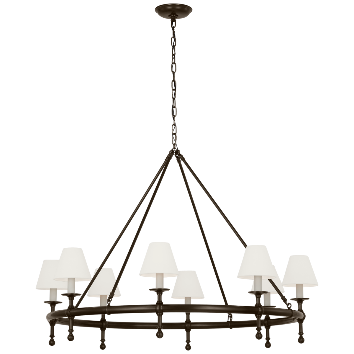 Classic 42 Ring Chandelier CHC5819 Visual Comfort classic-42-ring-chandelier-chc5819-visual-comfort