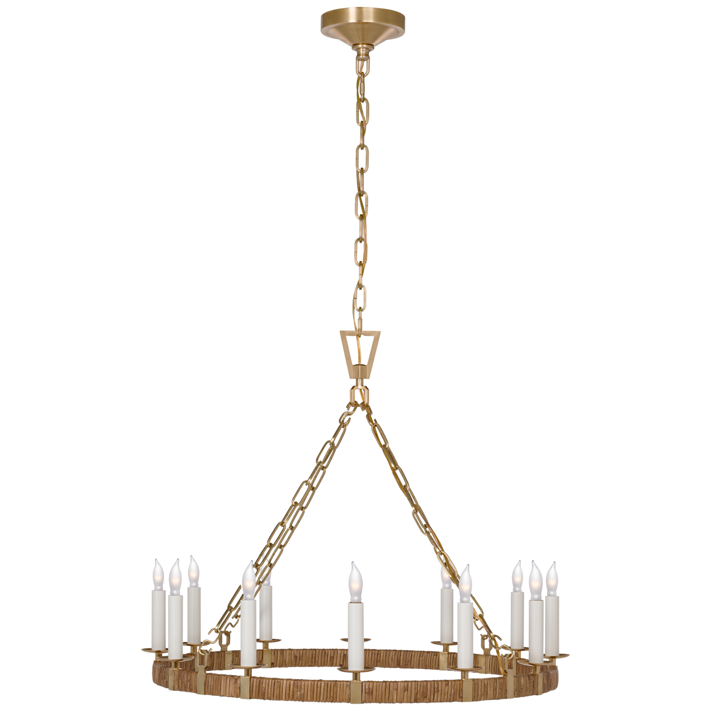 Darlana Medium Wrapped Ring Chandelier CHC5872 Visual Comfort