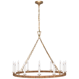 Darlana Large Wrapped Ring Chandelier