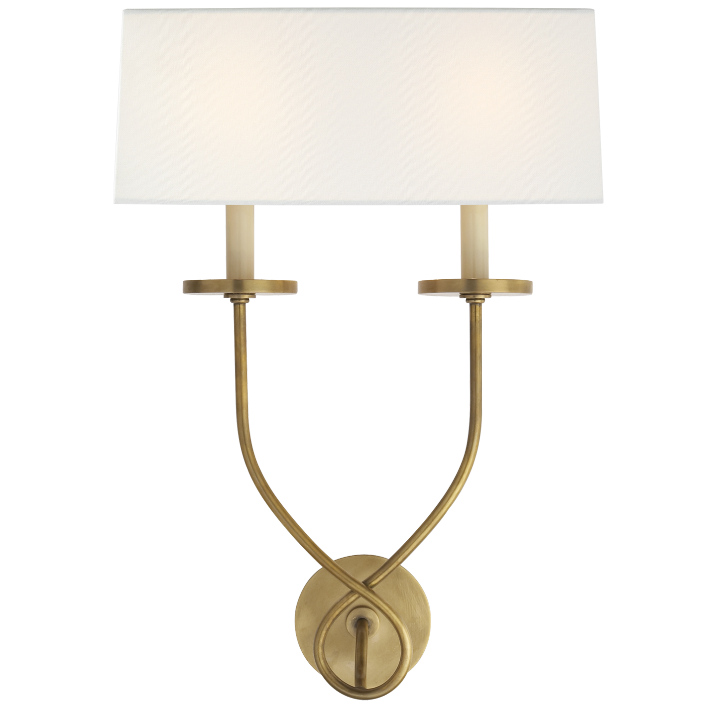 Symmetric Twist Double Sconce - CHD1612 | Visual Comfort