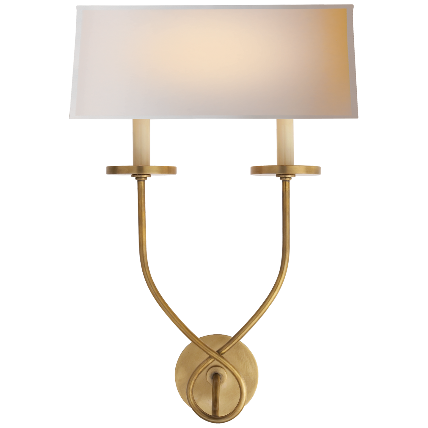 Symmetric Twist Double Sconce (Open Box) - CHD1612-OB | Visual Comfort
