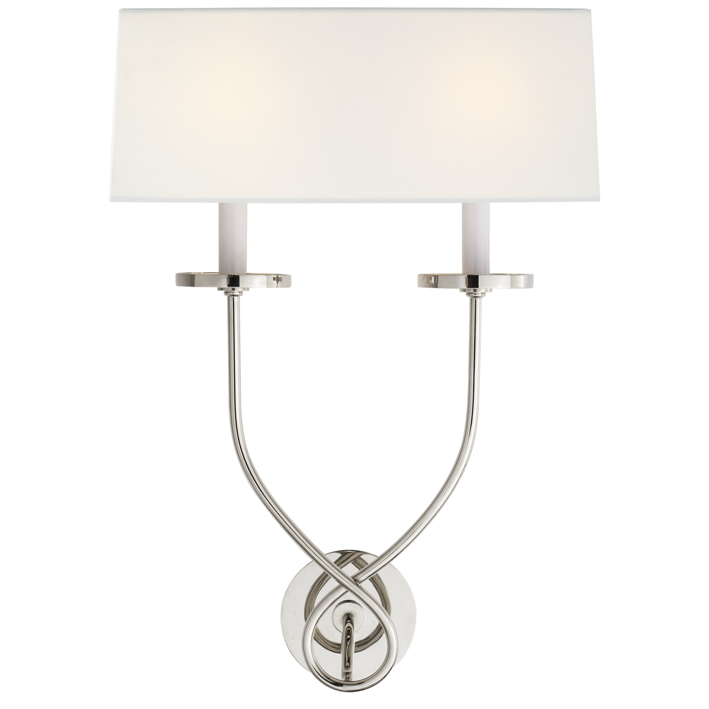 Symmetric Twist Double Sconce - CHD1612 | Visual Comfort
