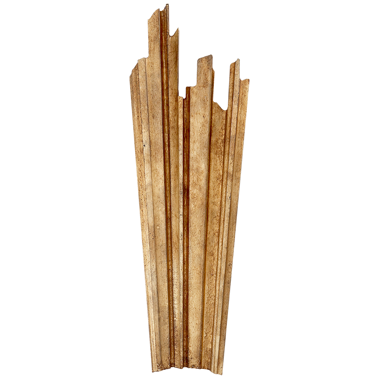 Claymore Sconce in Gilded Iron