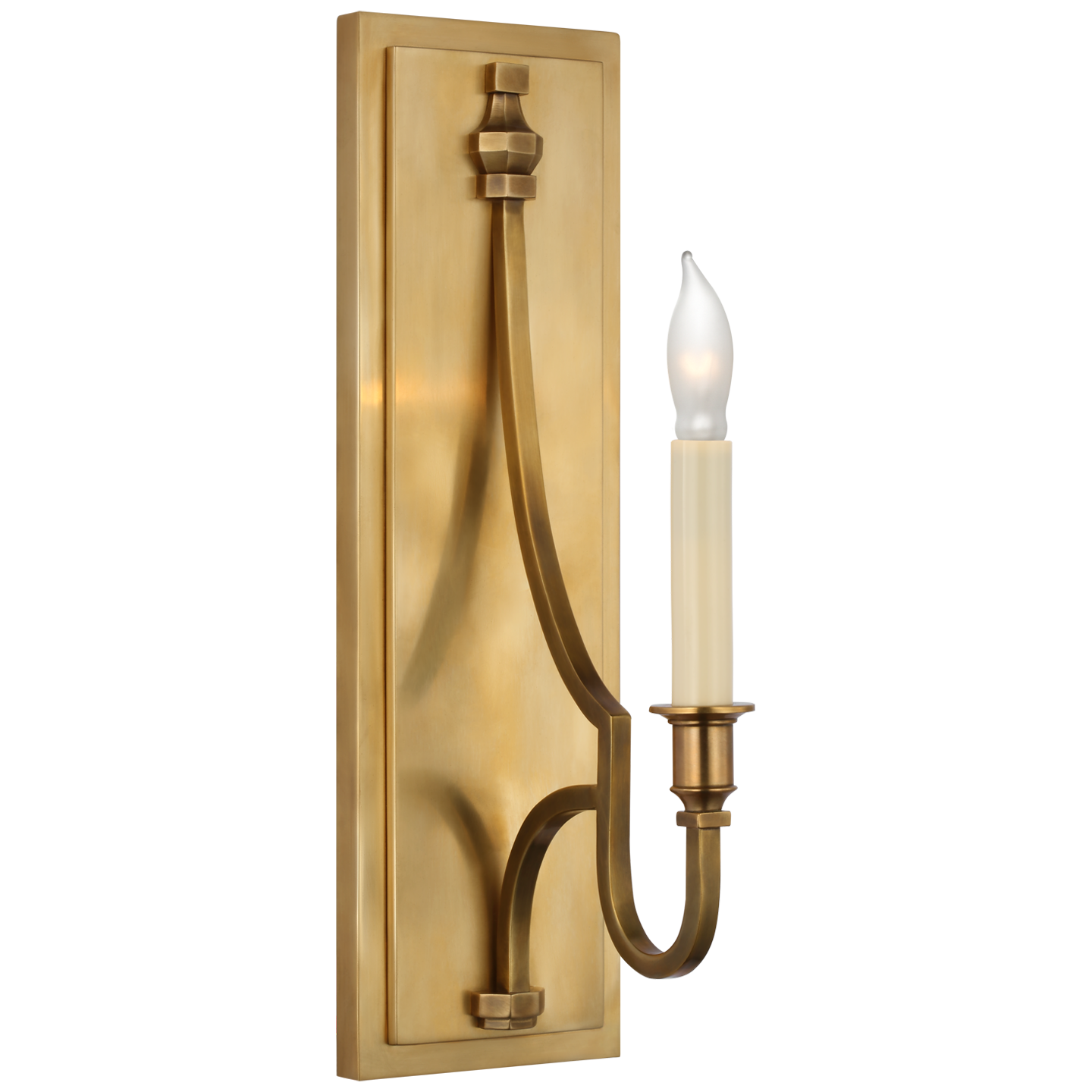 Mykonos Medium Sconce in Antique-Burnished Brass