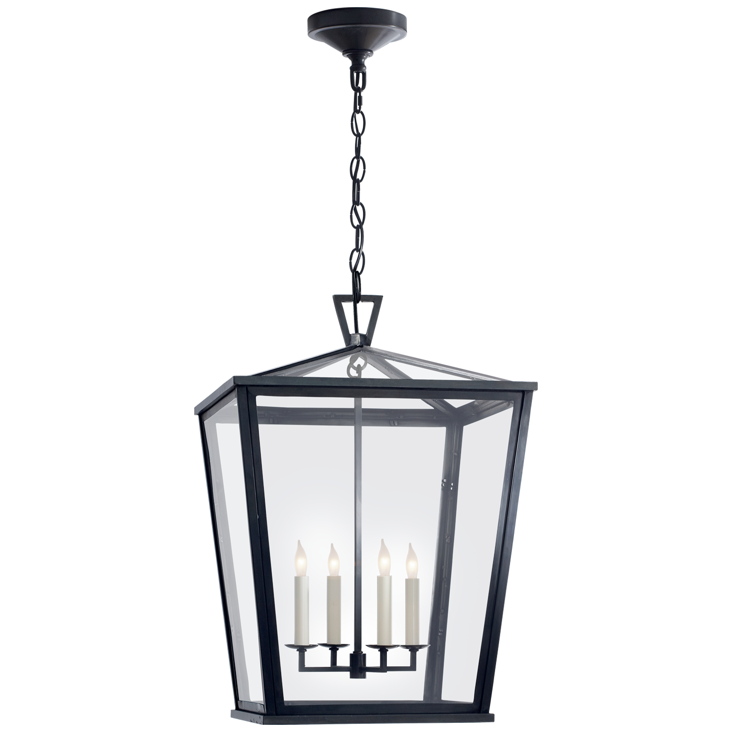 Darlana Medium Hanging Lantern in Bronze