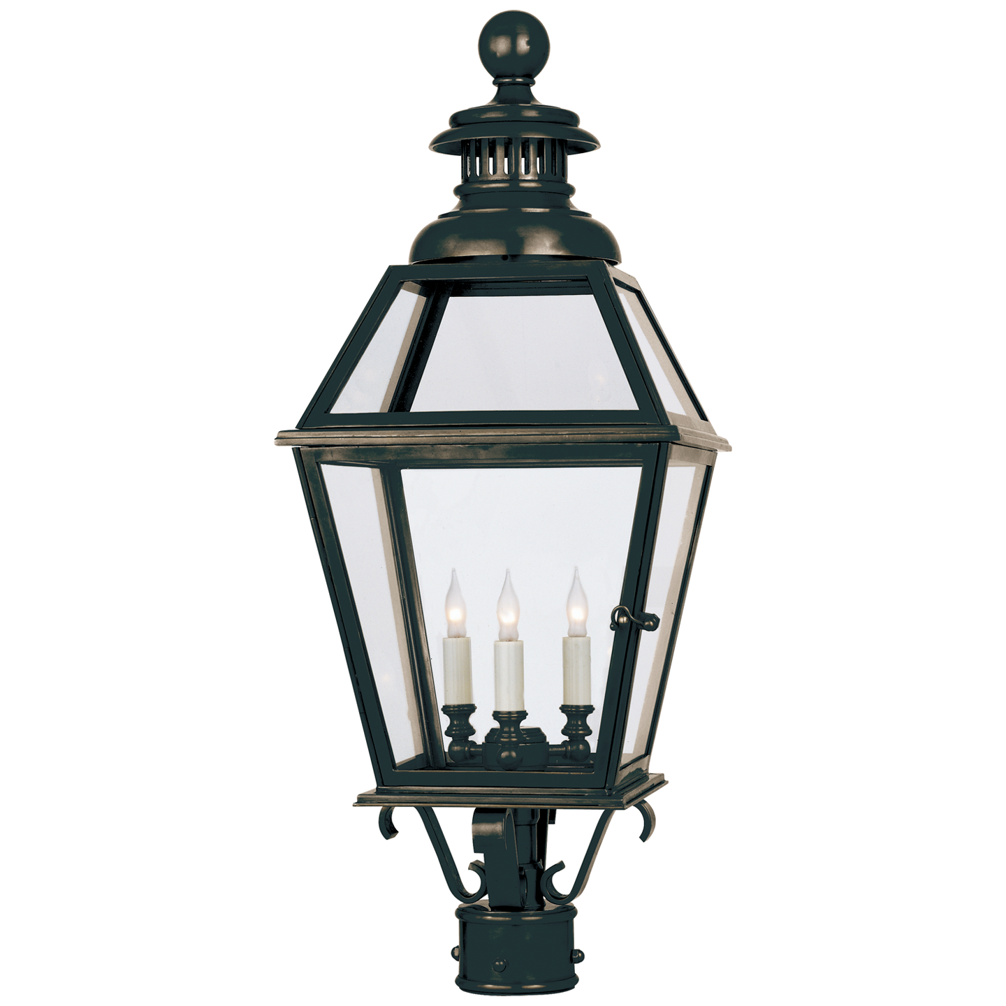 Chelsea Large Post Lantern in Bronze