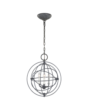 Bayberry Small Pendant Weathered Galvanized