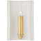 Leeds Small Rectangle Sconce in Ivory