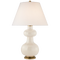 Chambers Medium Table Lamp in Ivory with Linen Shade
