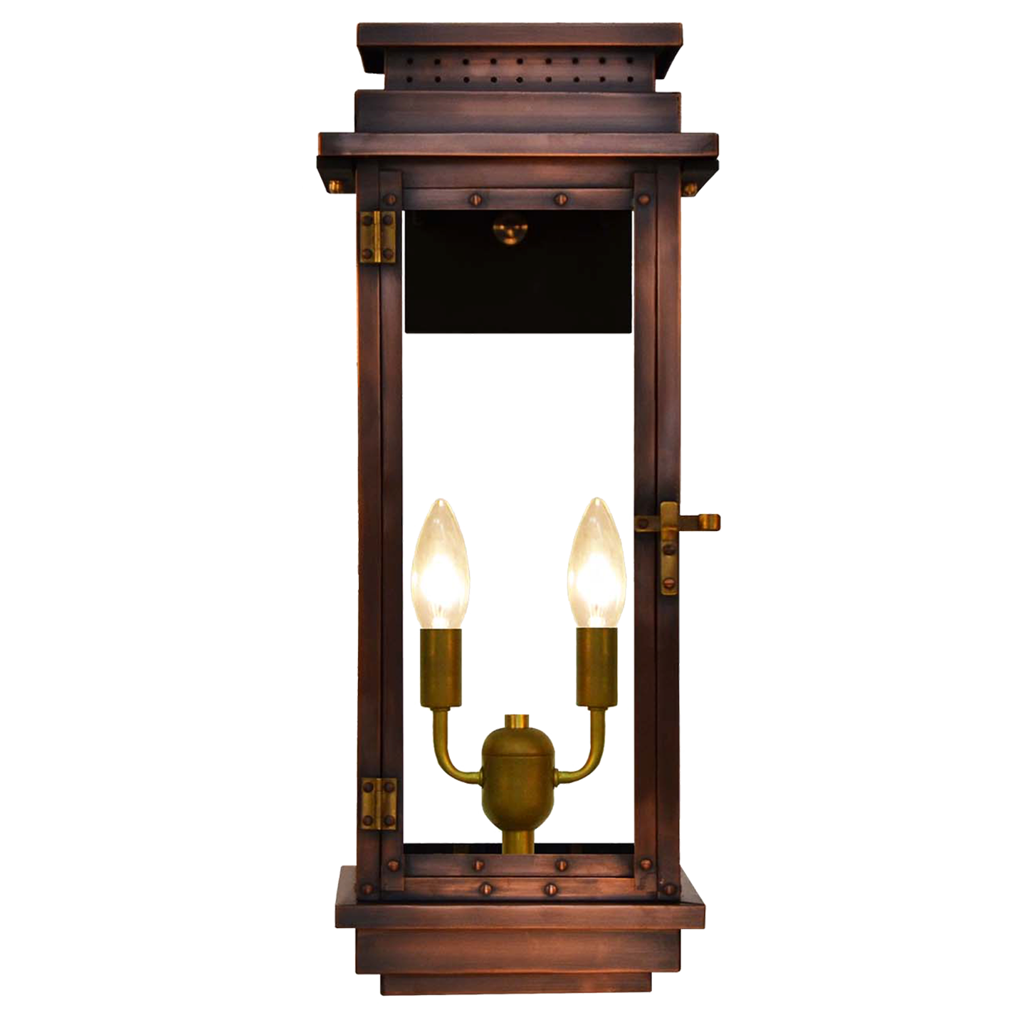 Contempo 24" Wall Lantern in Antique Copper, Electric