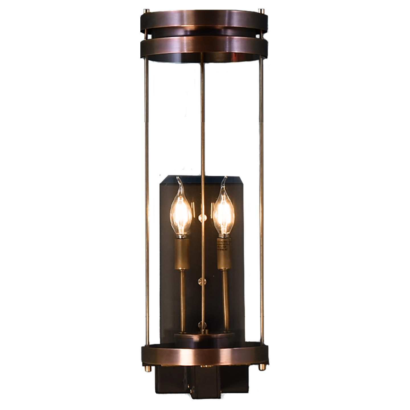 Paradise Bay 24" Wall Lantern in Antique Copper, Electric