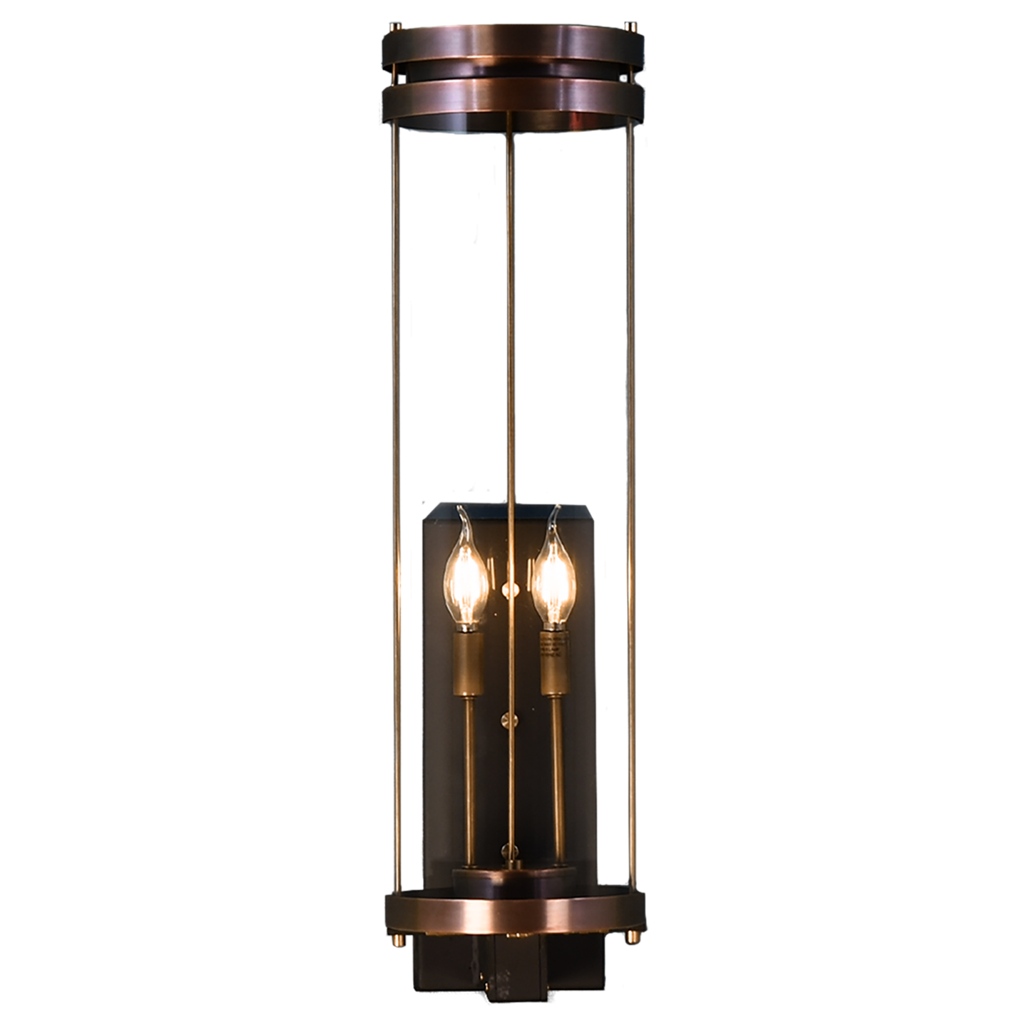 Paradise Bay 30" Wall Lantern in Antique Copper, Electric