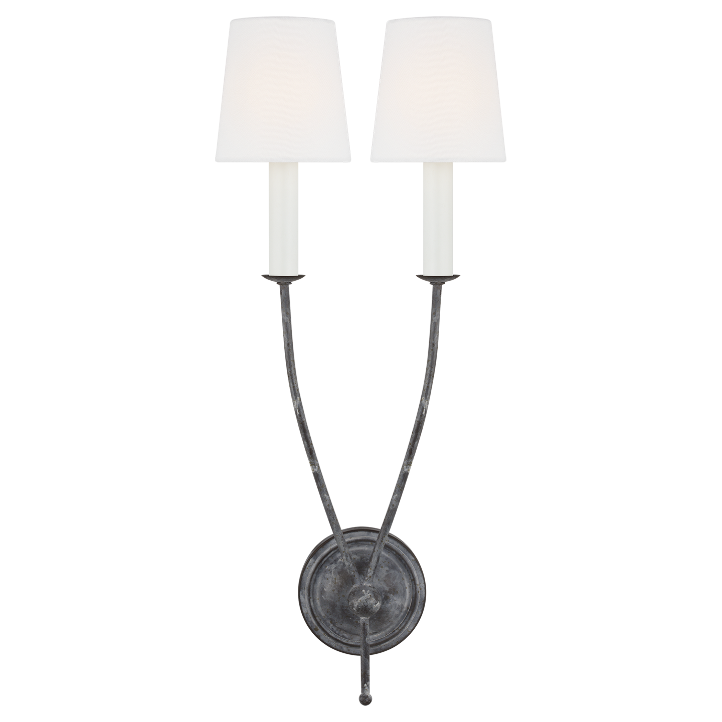 Richmond Double Sconce Weathered Galvanized