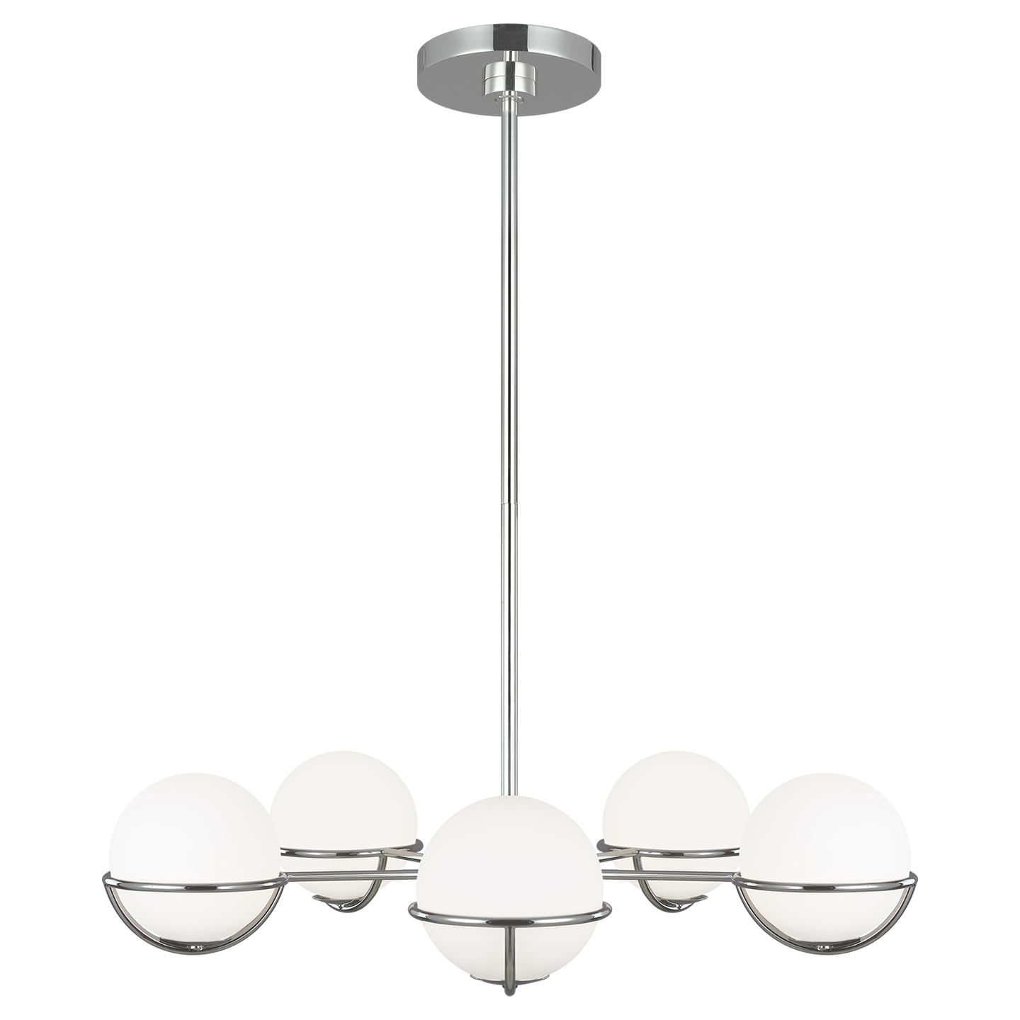 Apollo Chandelier Polished Nickel