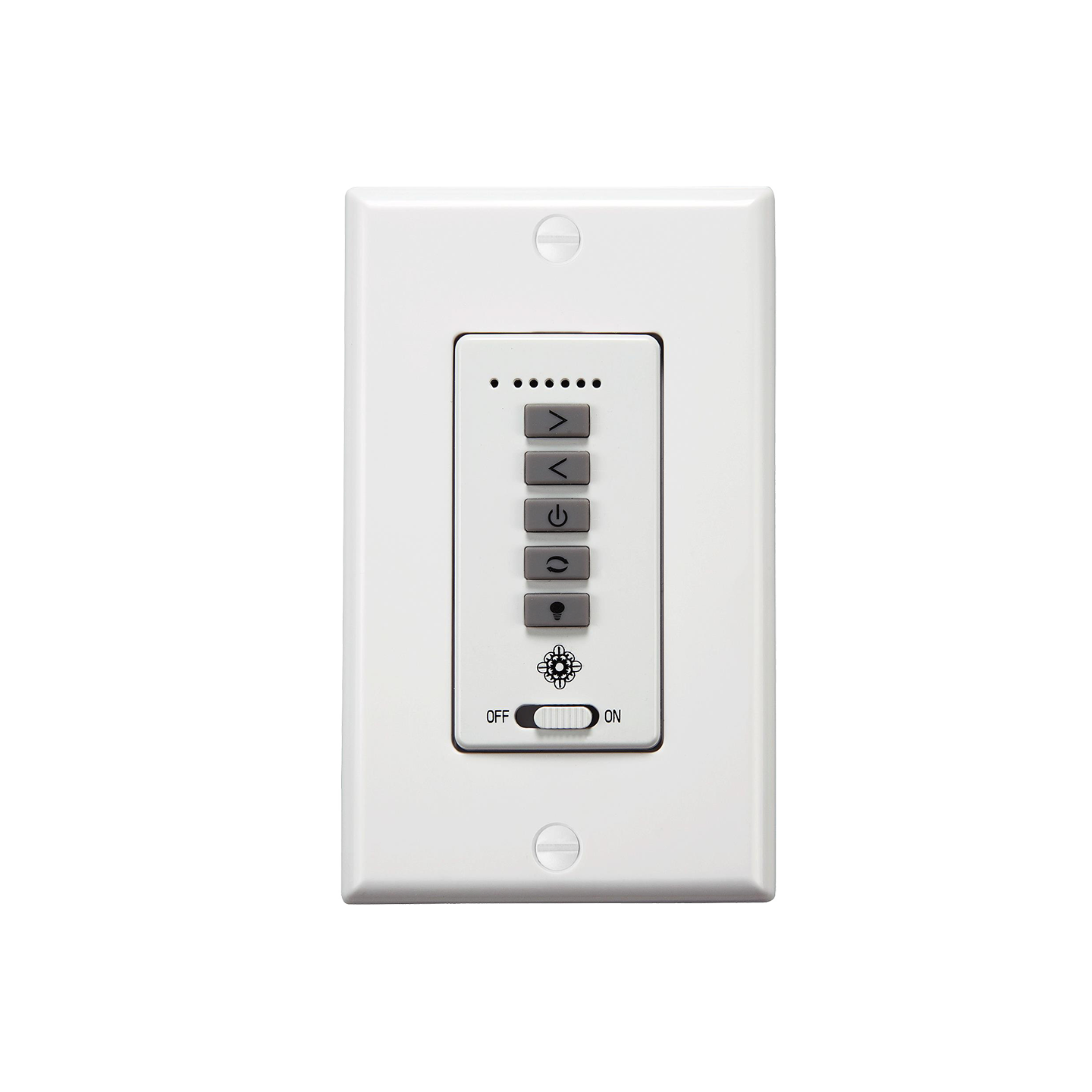 6 Speed Wall Control with LED Light Dimmer ESSWC7 Visual Comfort