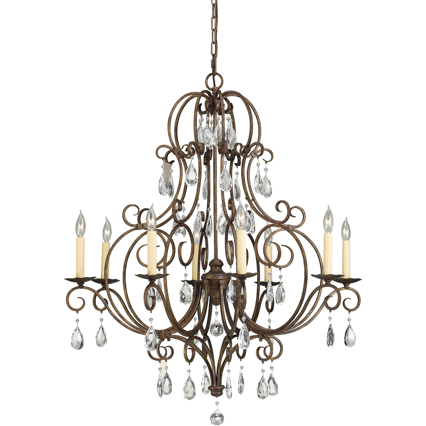 Chateau Eight Light Chandelier