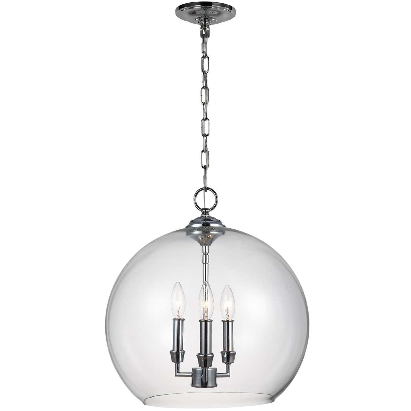 Lawler Orb Pendant Chrome