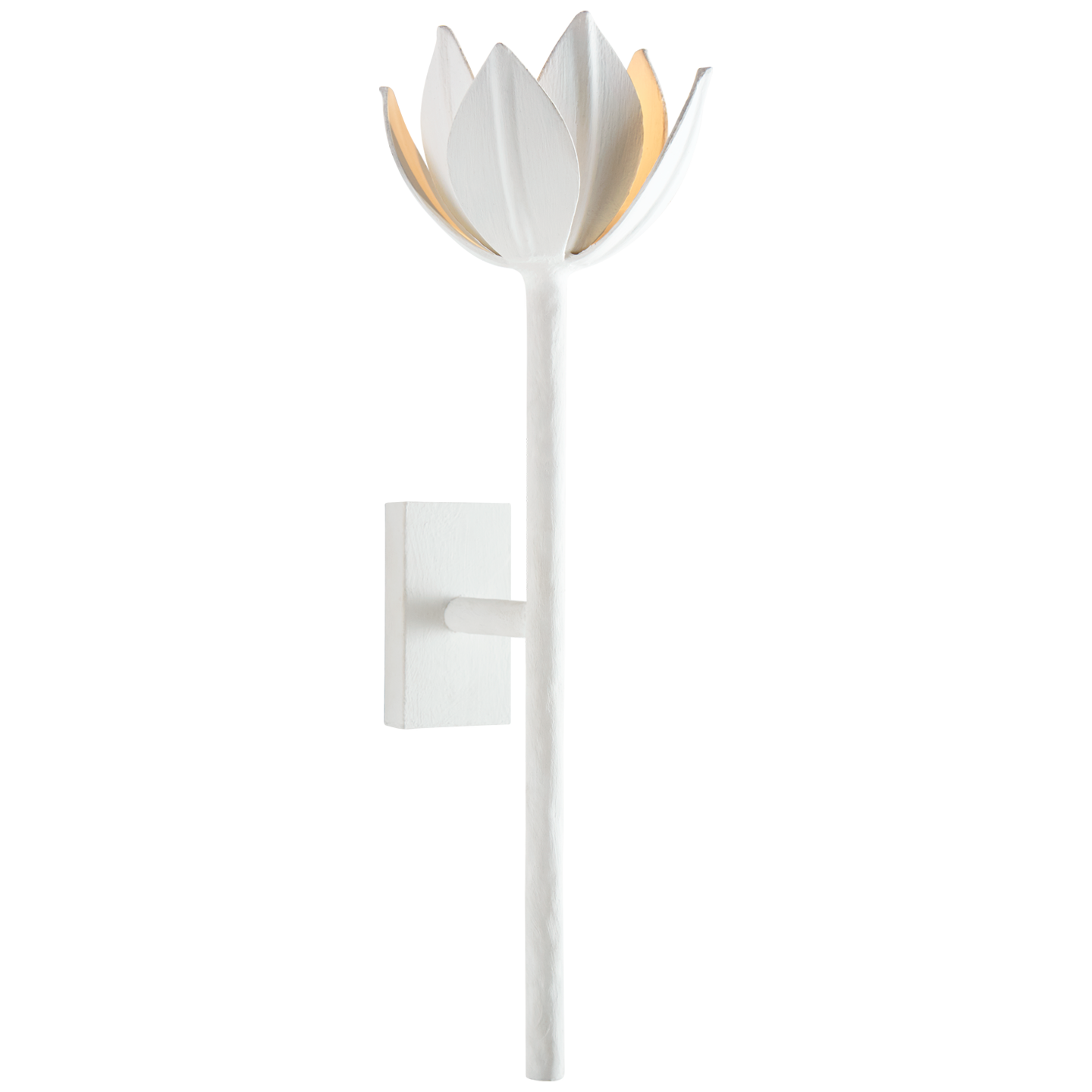 Alberto Medium Sconce in Plaster White