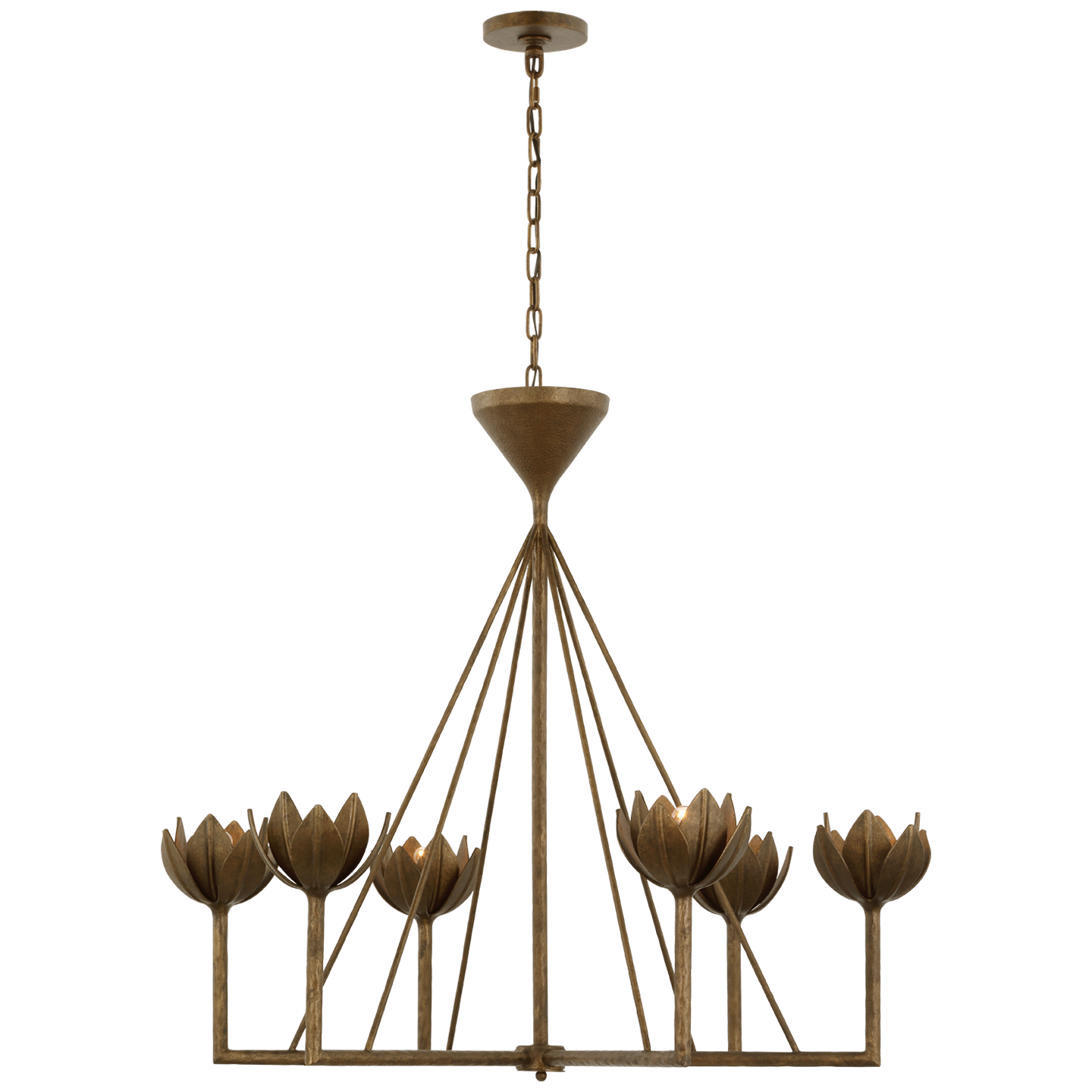 Alberto Large Low Ceiling Chandelier - JN5008 | Visual Comfort