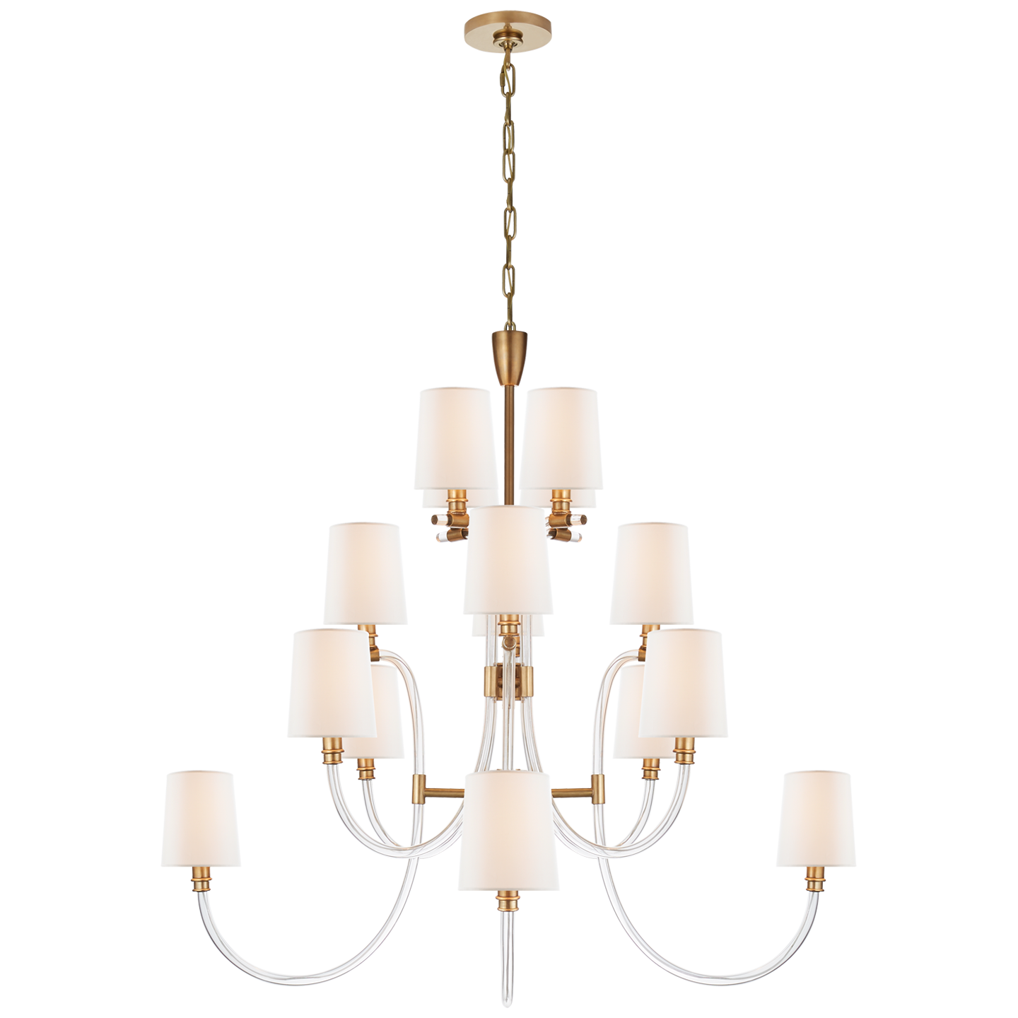 Clarice Large Chandelier: Modern Luxury for Statement Lighting