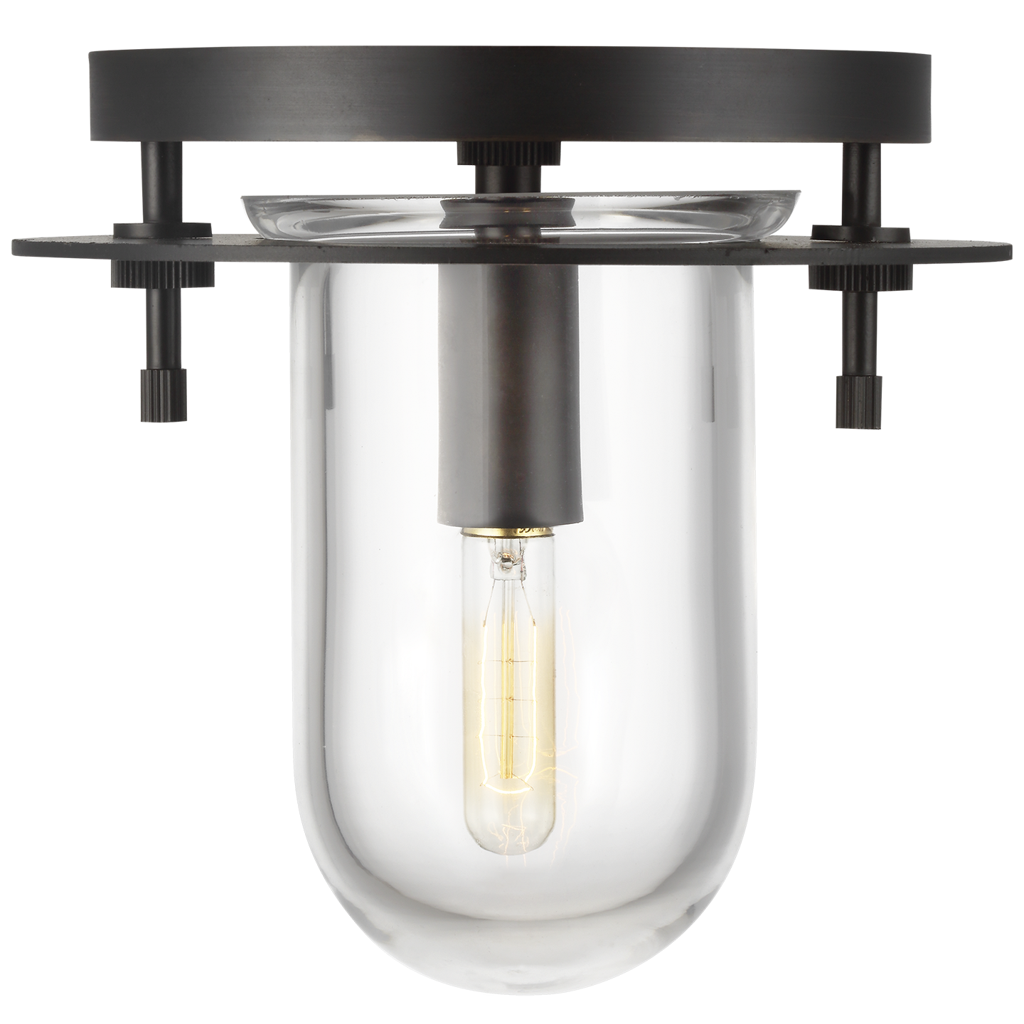 Nuance Extra Small Flush Mount Aged Iron