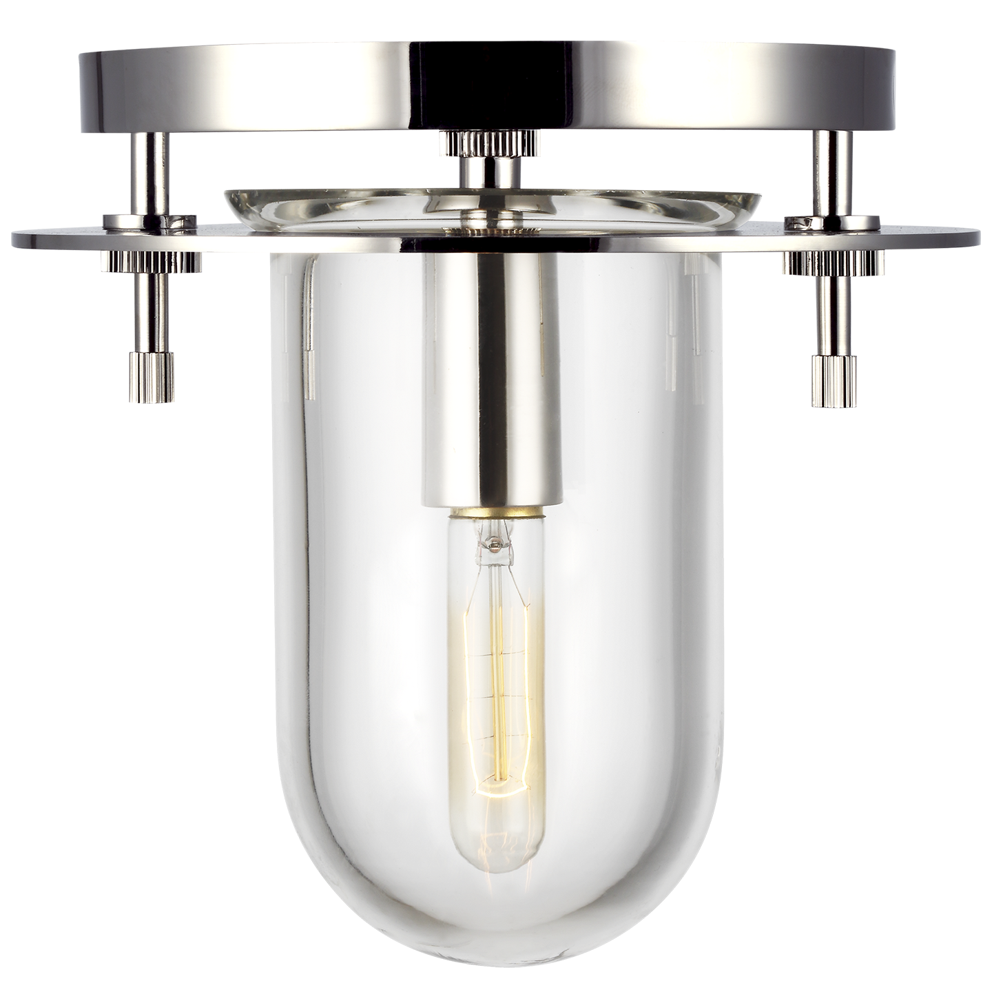 Nuance Extra Small Flush Mount Polished Nickel