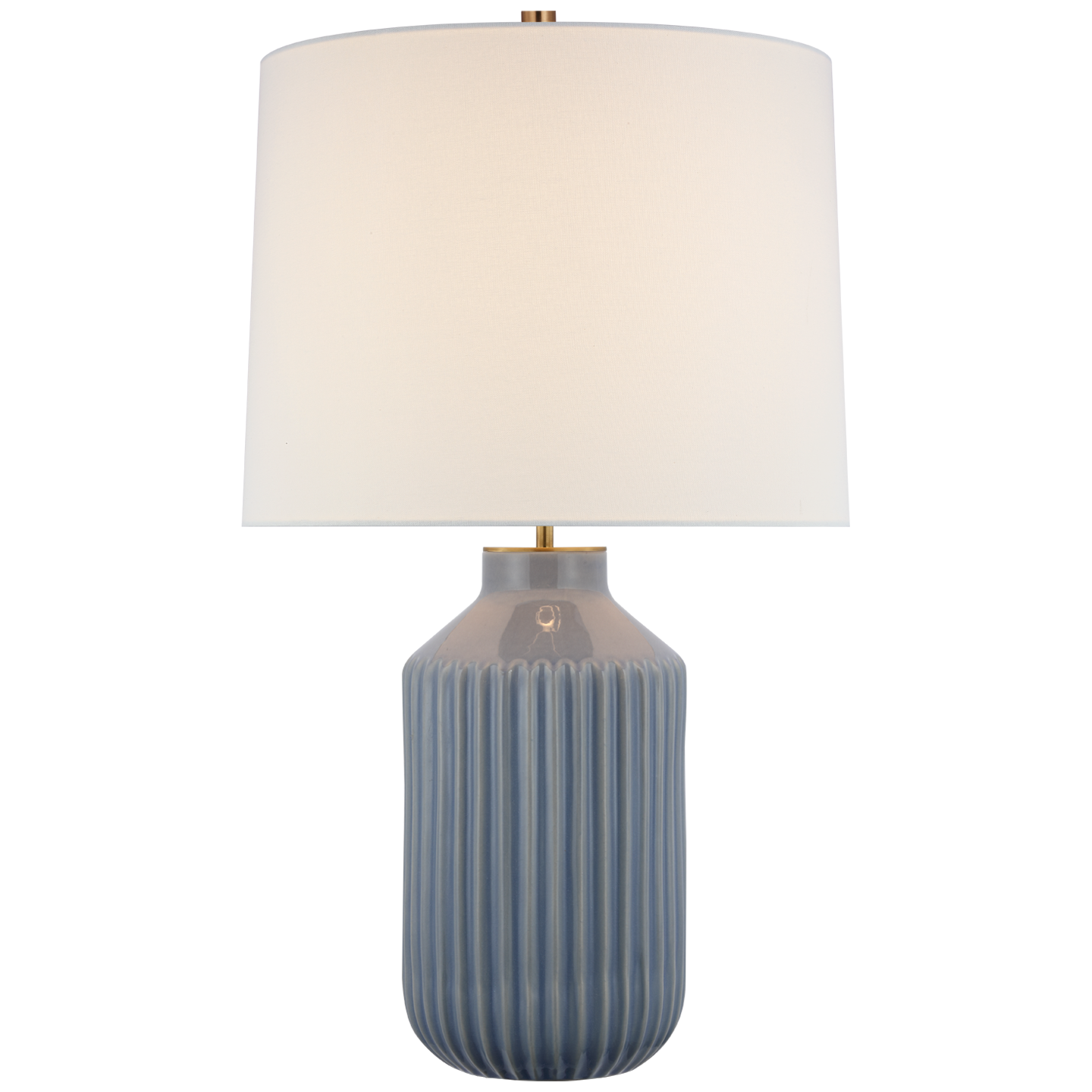 Round Ribbed Table Lamp Braylen Medium Ribbed Table Lamp - KS3636 | Visual Comfort